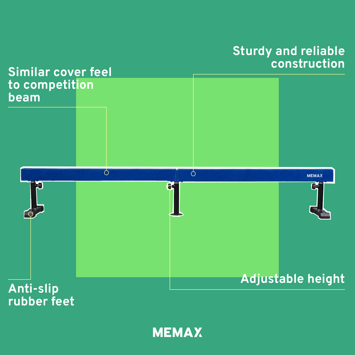 Gymnastics Balance Beam 3M