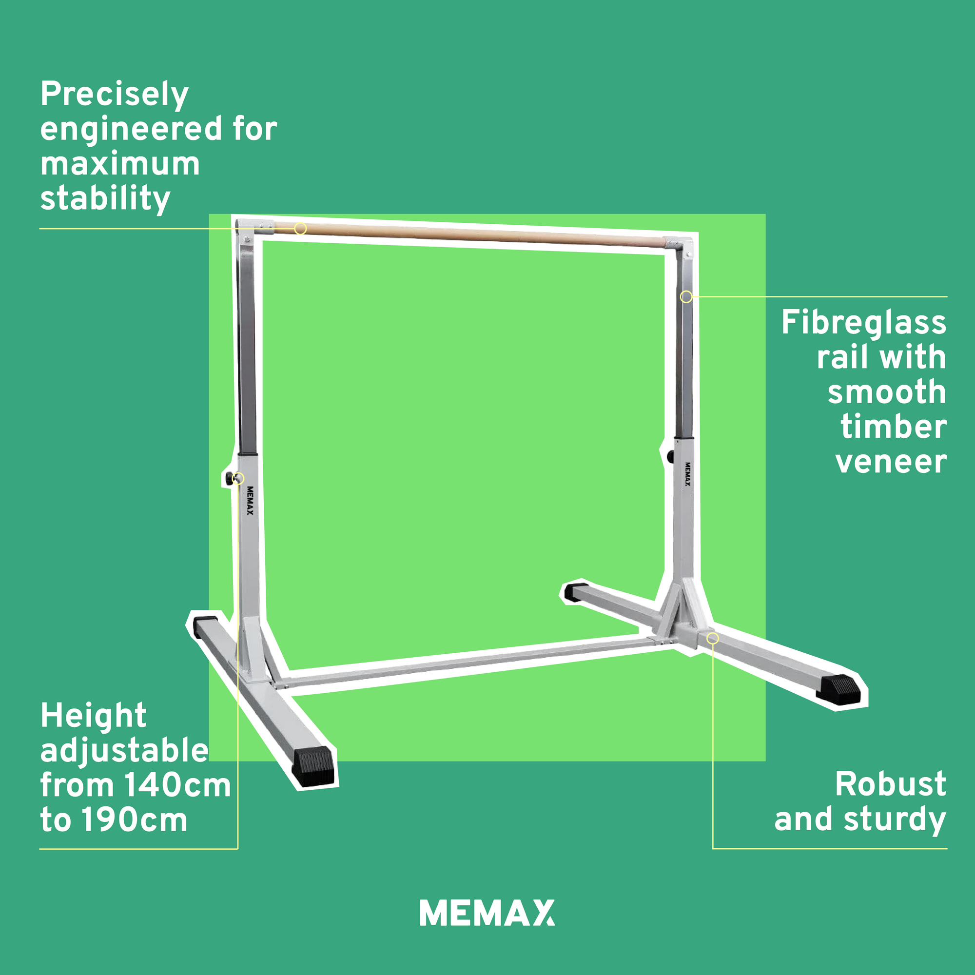 MEMAX Gymnastic Elite High Bar