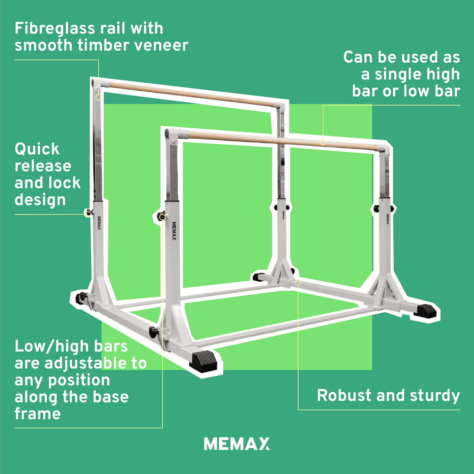 MEMAX Elite Uneven Bar