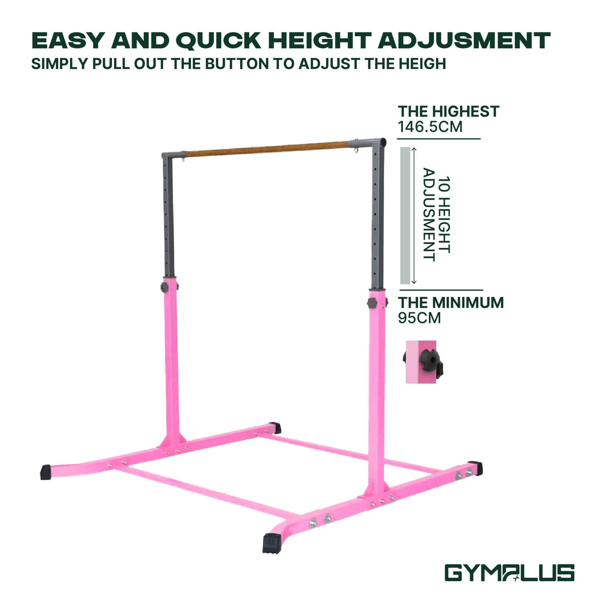 MEMAX Gymnastic Junior Training Bar Set