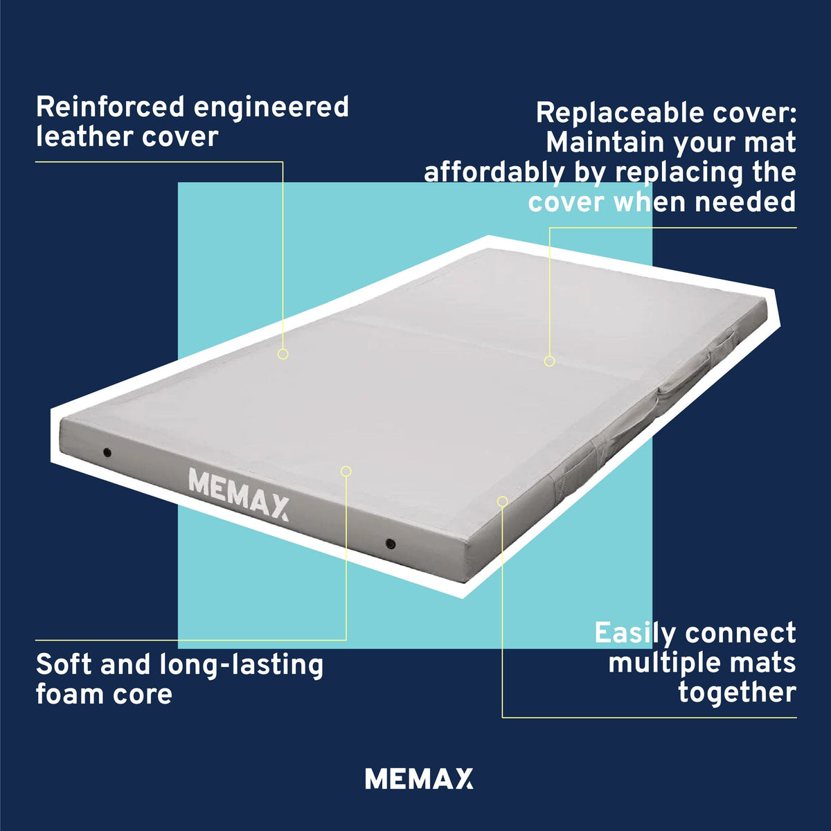 10cm Thick Foldable Crash Mat Safety Mat - Very Soft