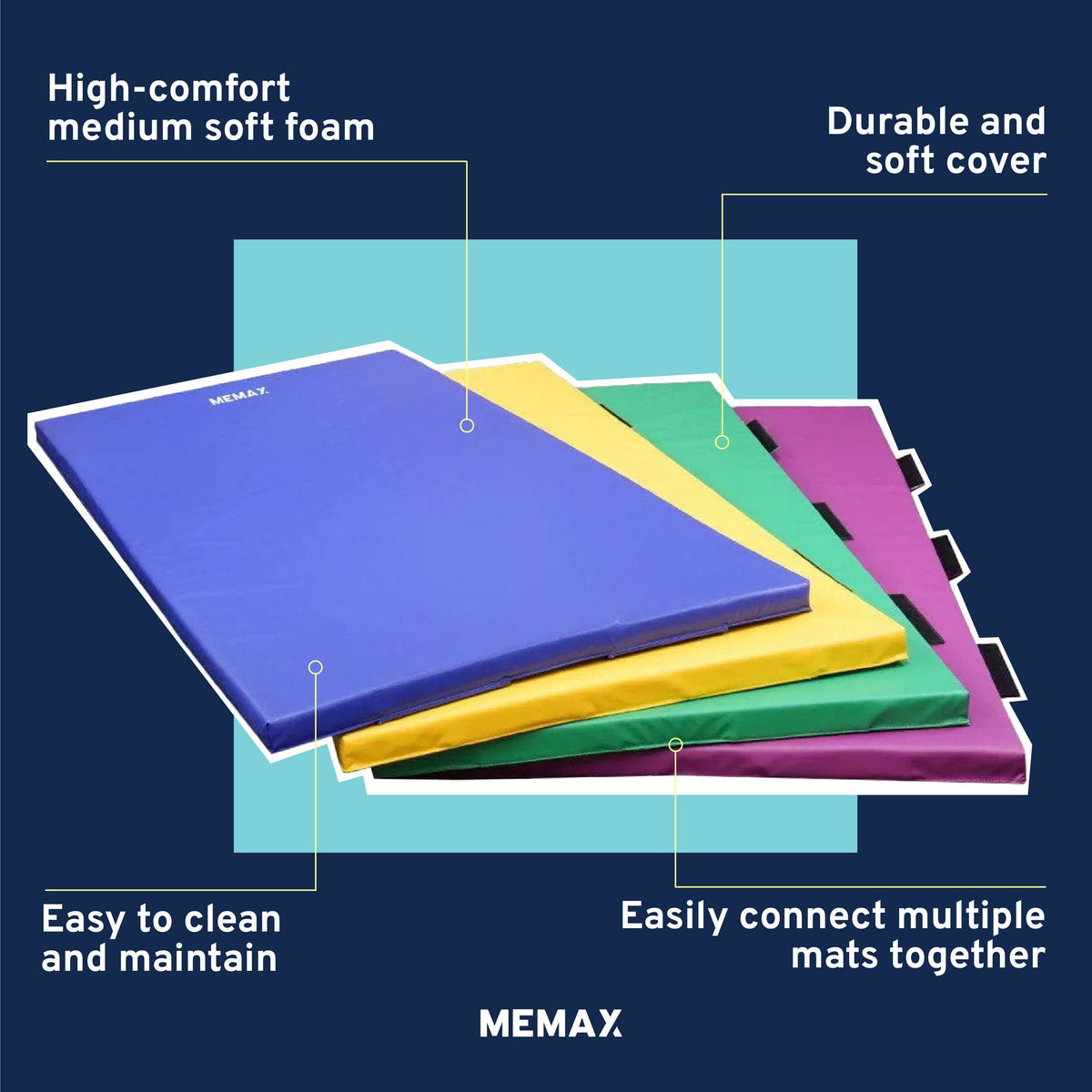 Safety Mat 180x90x5cm - Medium Soft