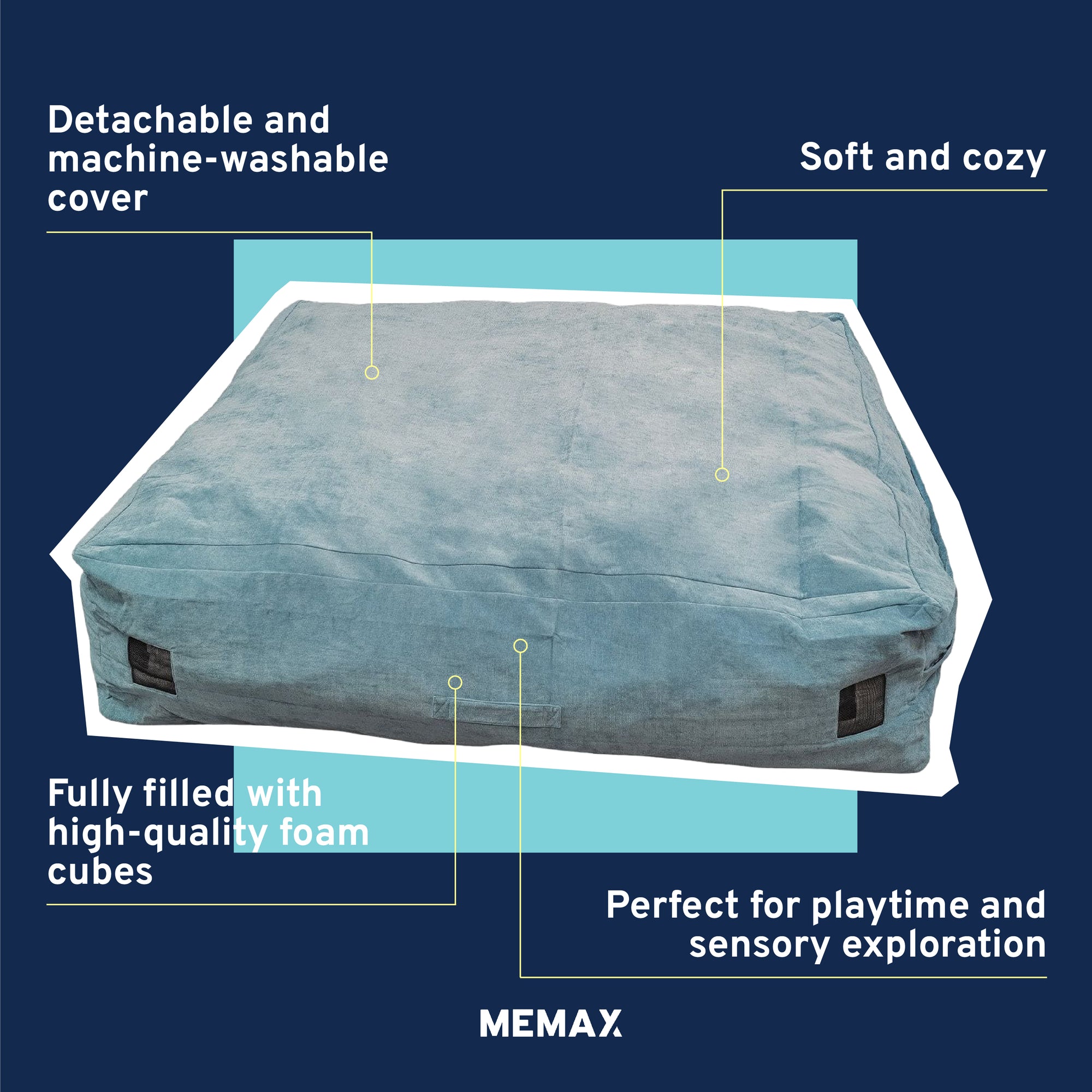 MEMAX Kids Large Sensory Crash Mat