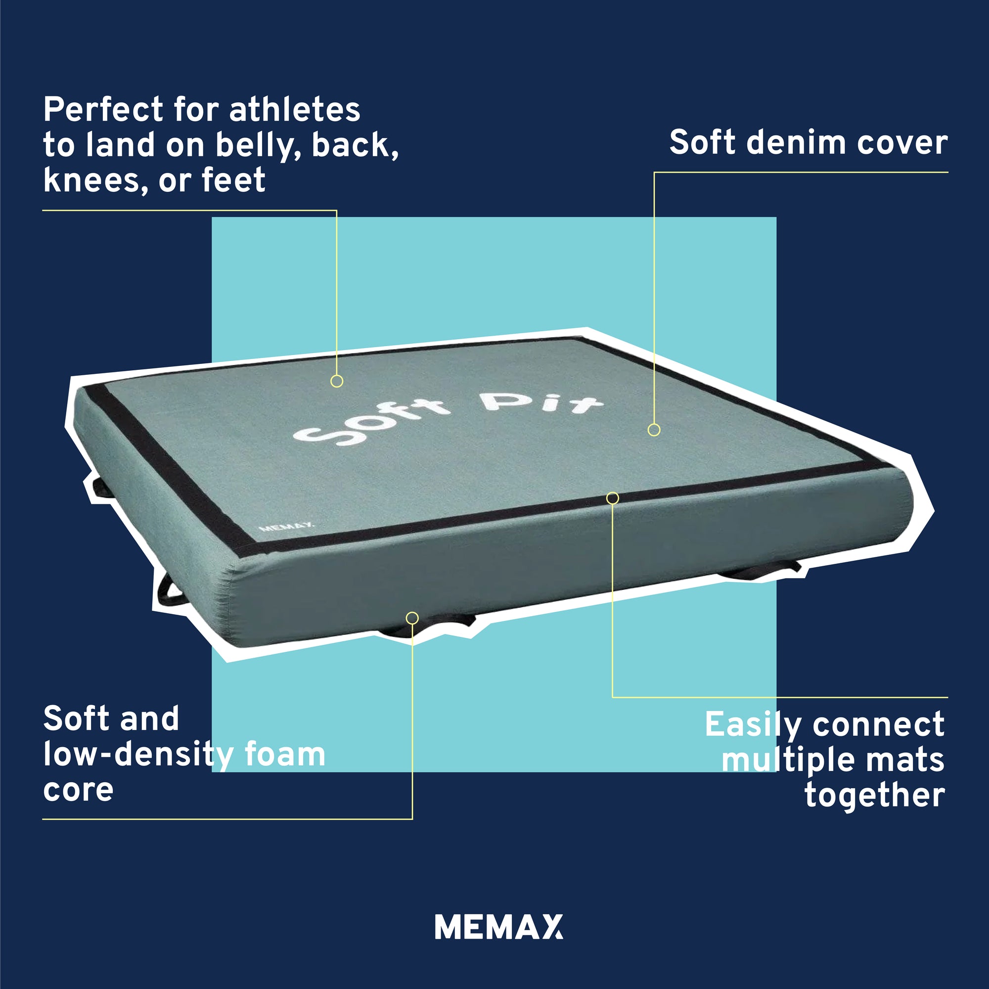 MEMAX Soft Pit Crash Mat