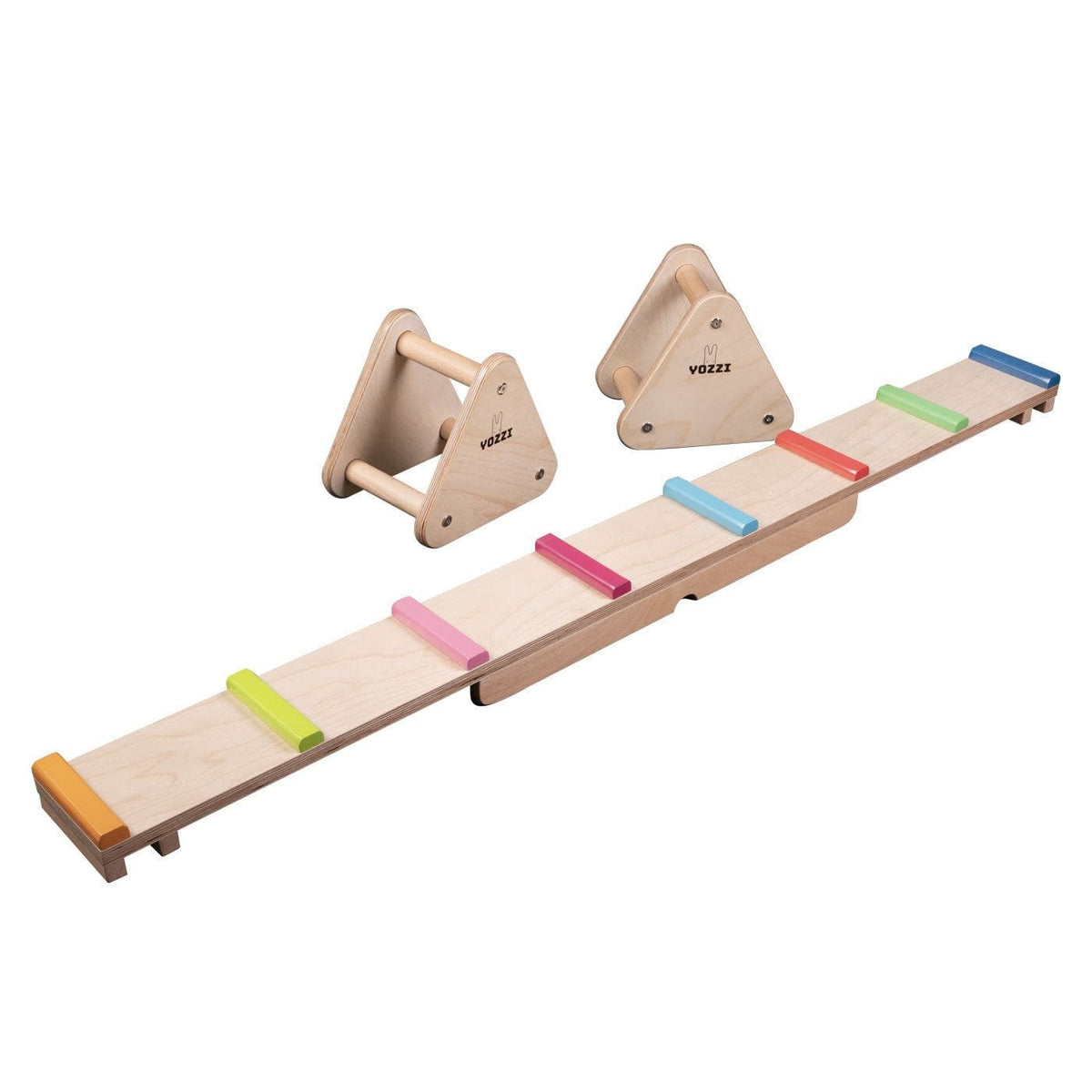 2 In 1 Wooden Seesaw and Bridge