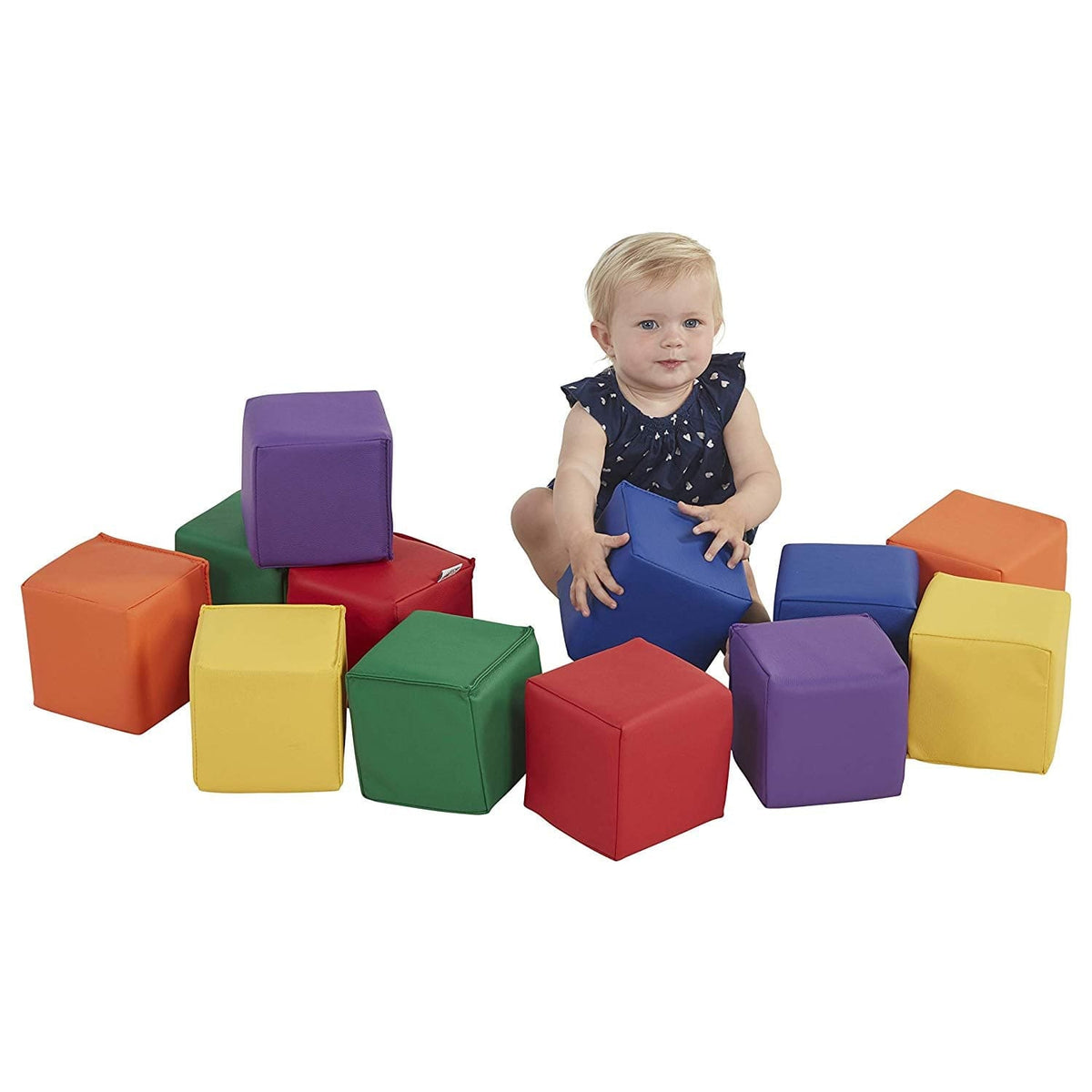 YOZZI Soft Block Playset Toys Active Playroom Building Blocks - 12 Piece