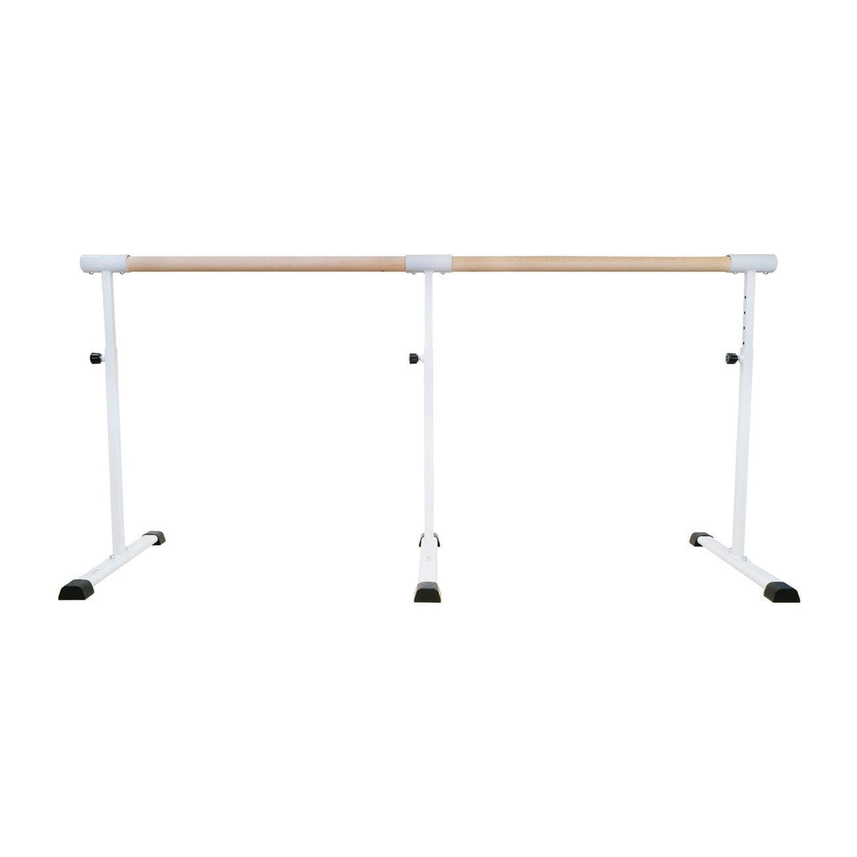 MEMAX Wooden Ballet Barre Stretch Barre Dance Bar 2.2M