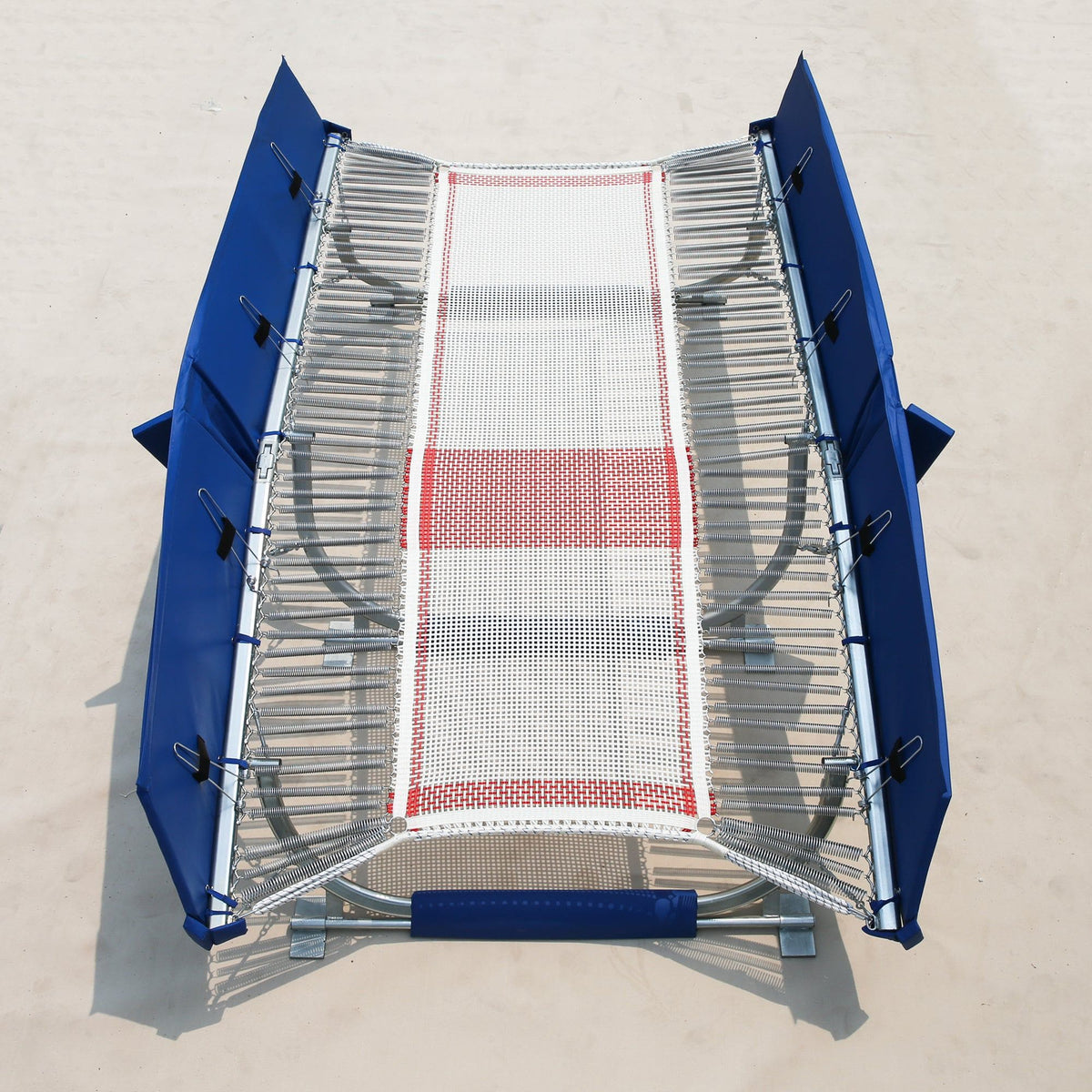 Pro Double Mini Trampoline - with Roller Stand