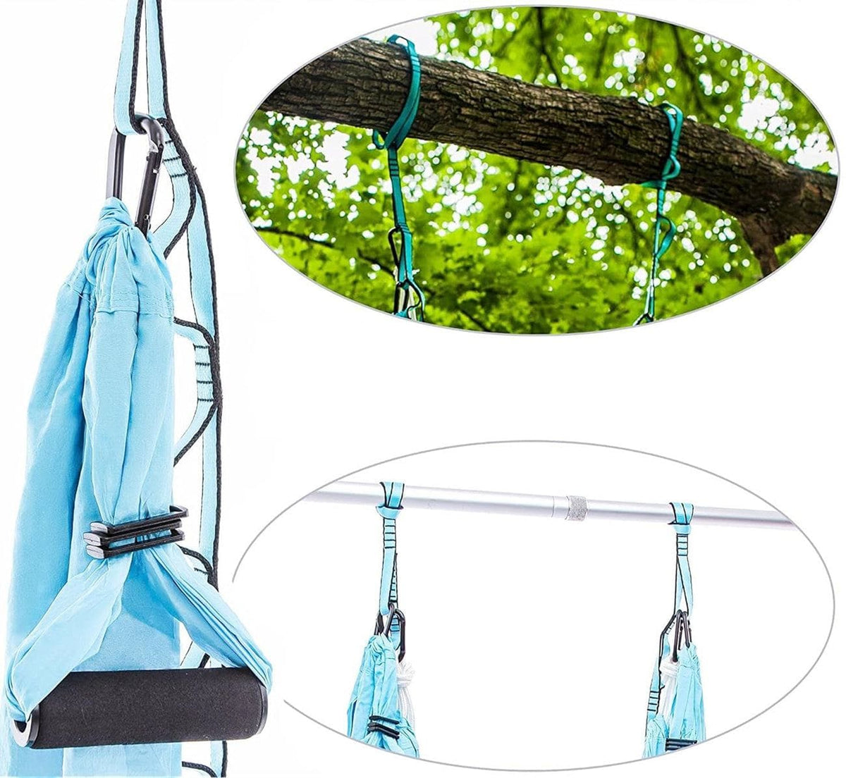 2PC Safety Daisy Chains Straps for Aerial and Hammock