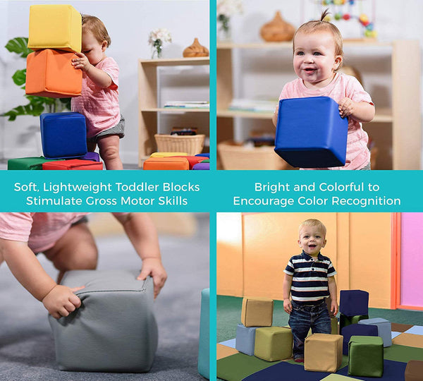 Soft Building Blocks - 12 Piece - MEMAX