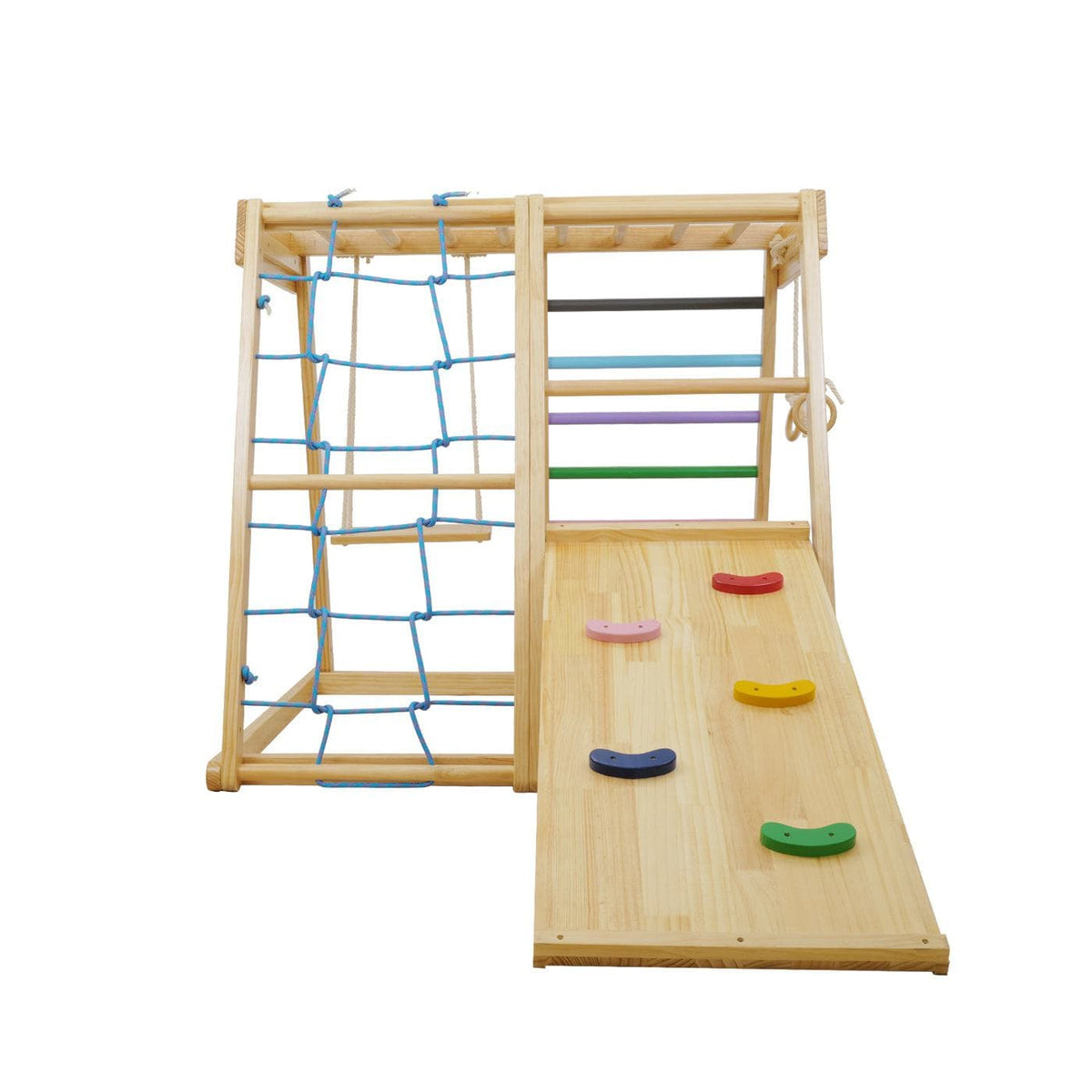 Indoor Gym Playground Climber Wooden Play Set