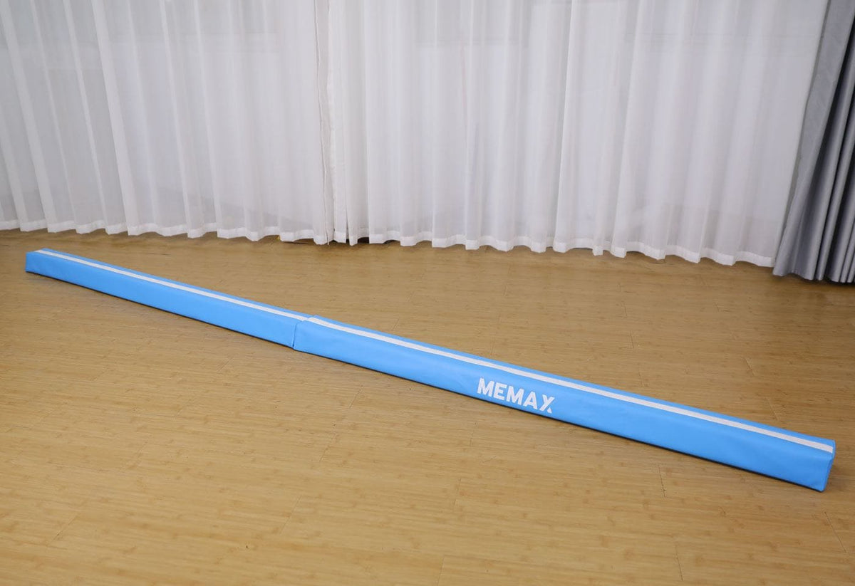 MEMAX Folding Gymnastics Balance Beam with Guide Line 3.5M