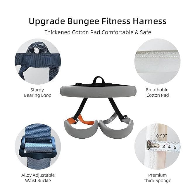 MEMAX Premium Version Bungee Fitness Set Gravity Yoga + Bungee Dance Professional Training Kit