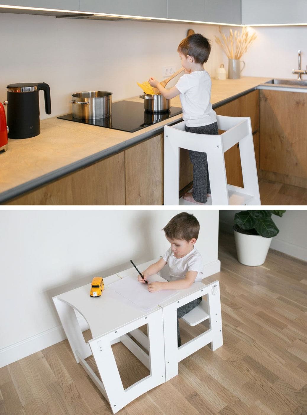 2 In 1 Kids Learning Tower & Step Stool