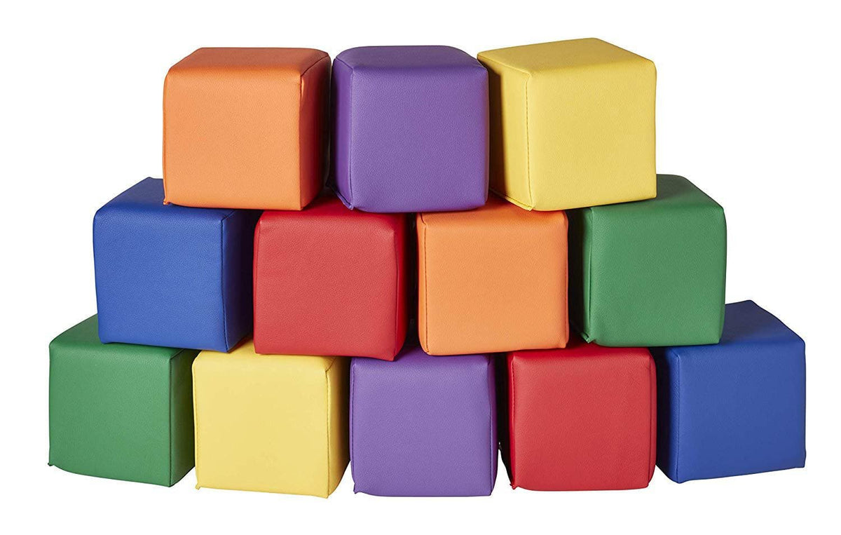 YOZZI Soft Block Playset Toys Active Playroom Building Blocks - 12 Piece