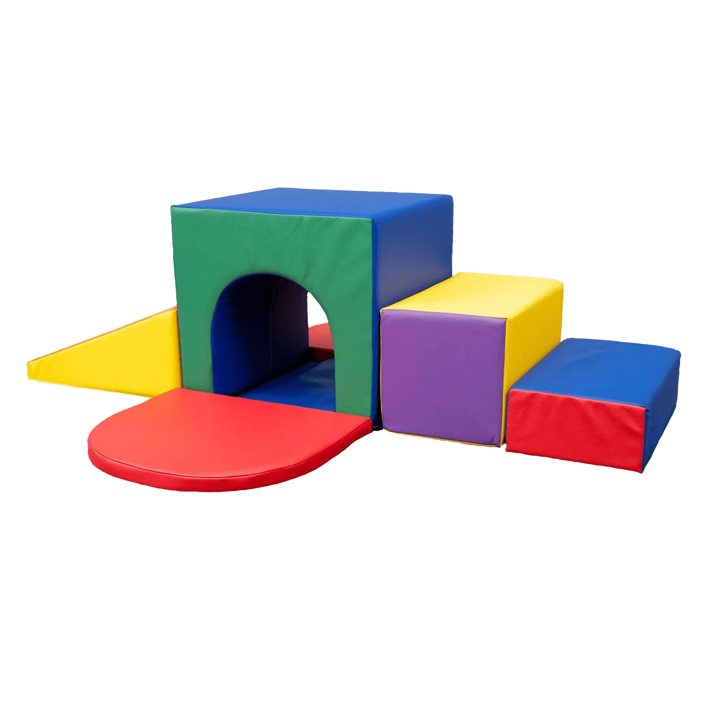 MEMAX Sensory Large Soft Block Indoor Tunnel Maze Climber - 6 Pieces