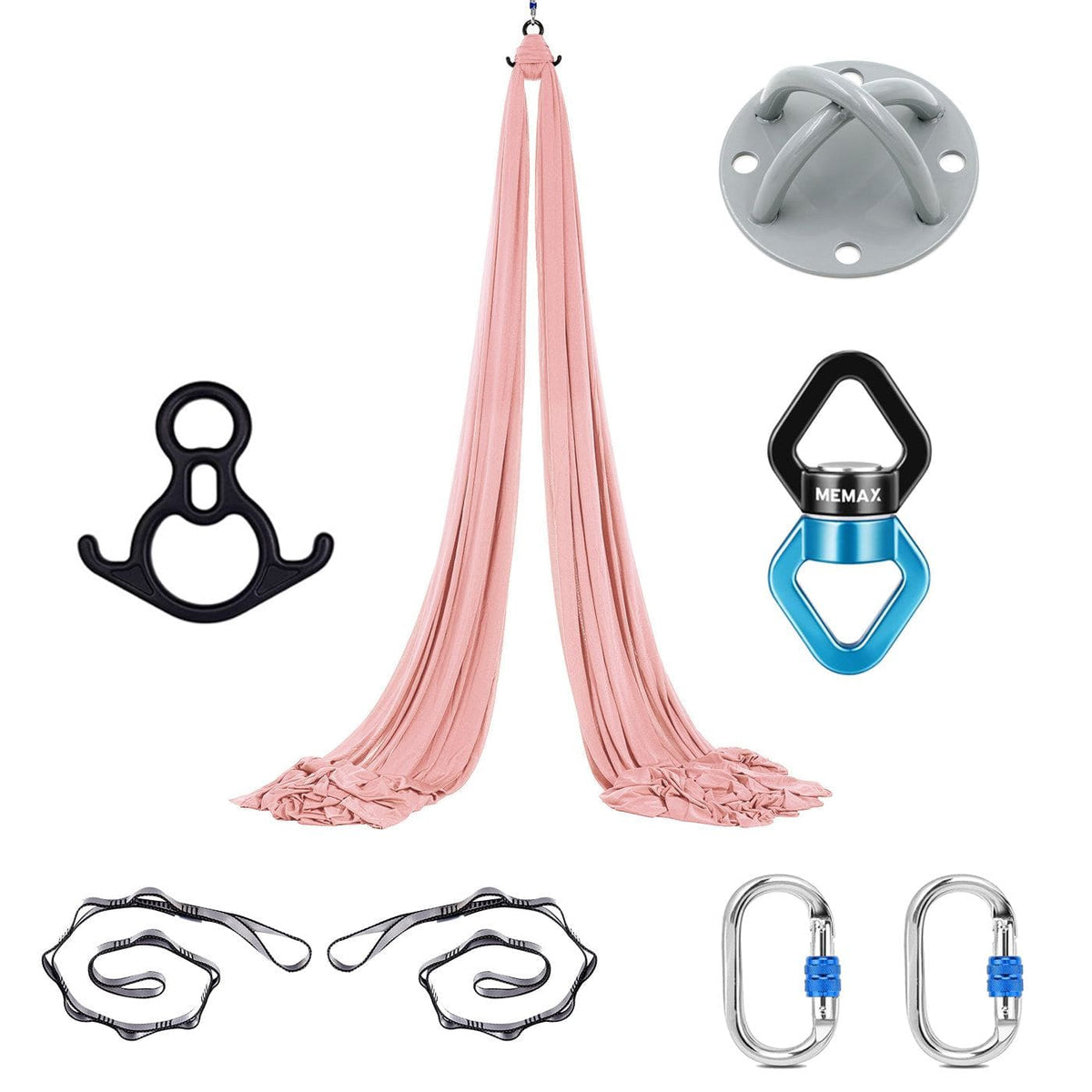 Aerial Silks with Full Set Hardware