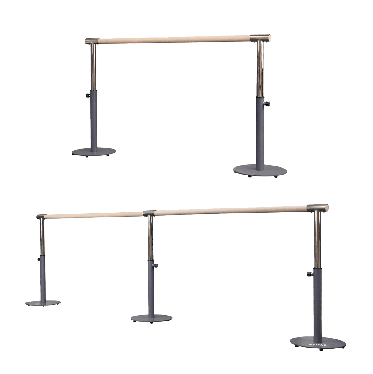 MEMAX Professional and Commercial Grade Ballet Barre Dancing Bar (Free Standing)