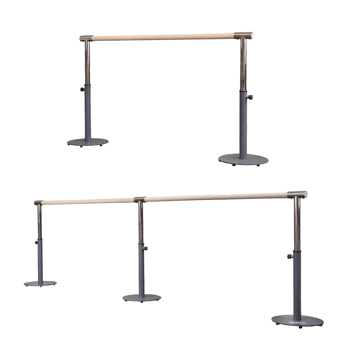 MEMAX Professional and Commercial Grade Ballet Barre Dancing Bar (Free Standing)