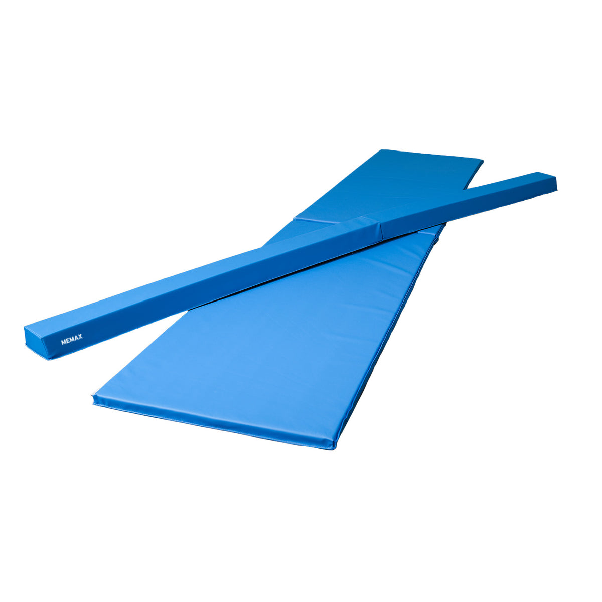 Gymnastics Starter Combo - Foldable Balance Beam and 2 x Cartwheel Mats