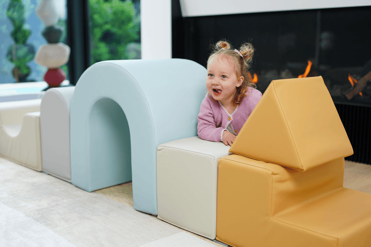 Sensory Soft Play Building Blocks and Ball Pit - 9 Piece (Large)