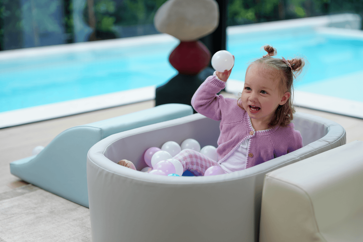 Sensory Soft Play Building Blocks and Ball Pit - 9 Piece (Large)