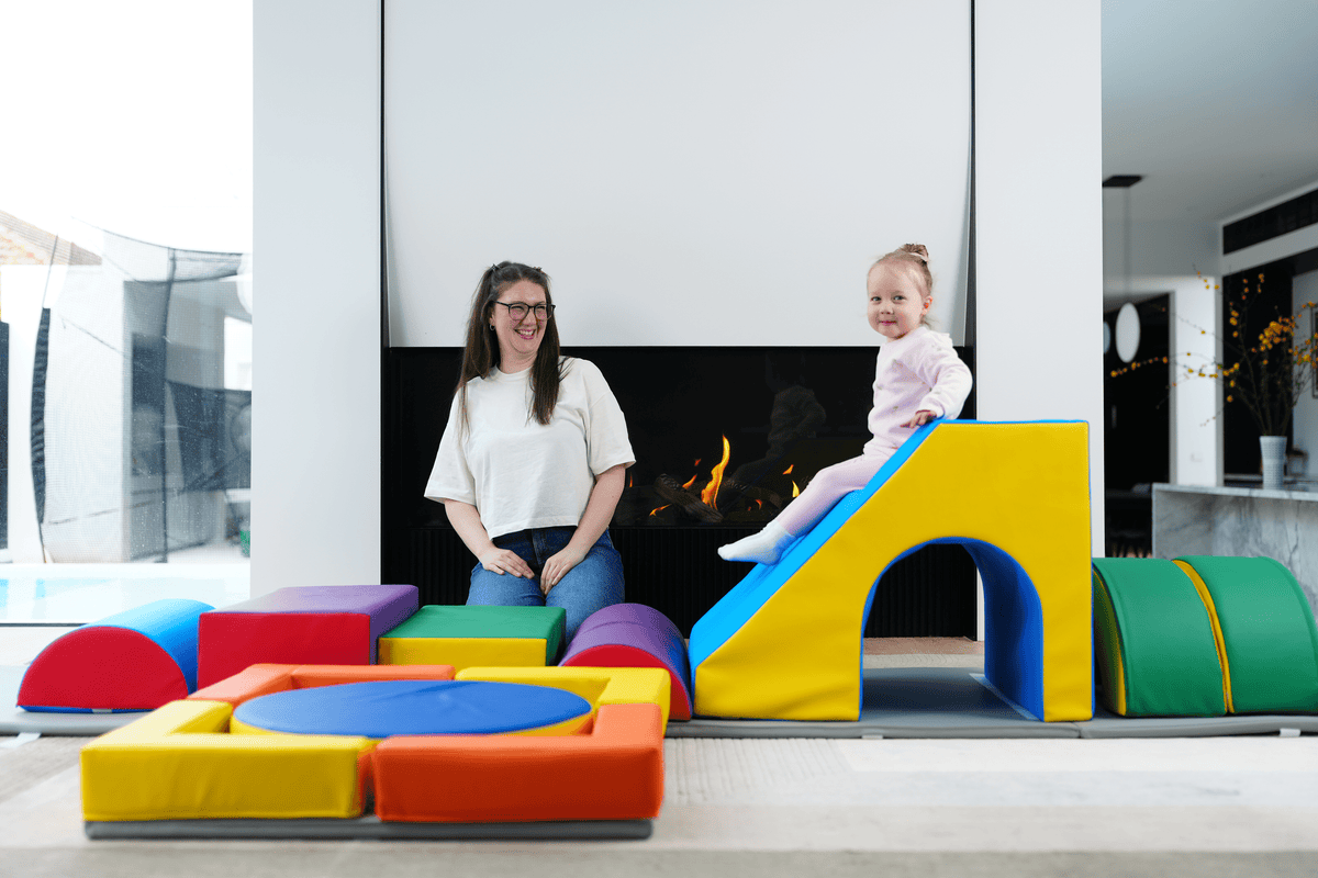 Baby Playroom Large Play Set with Easy Storage Cube - 16 Piece