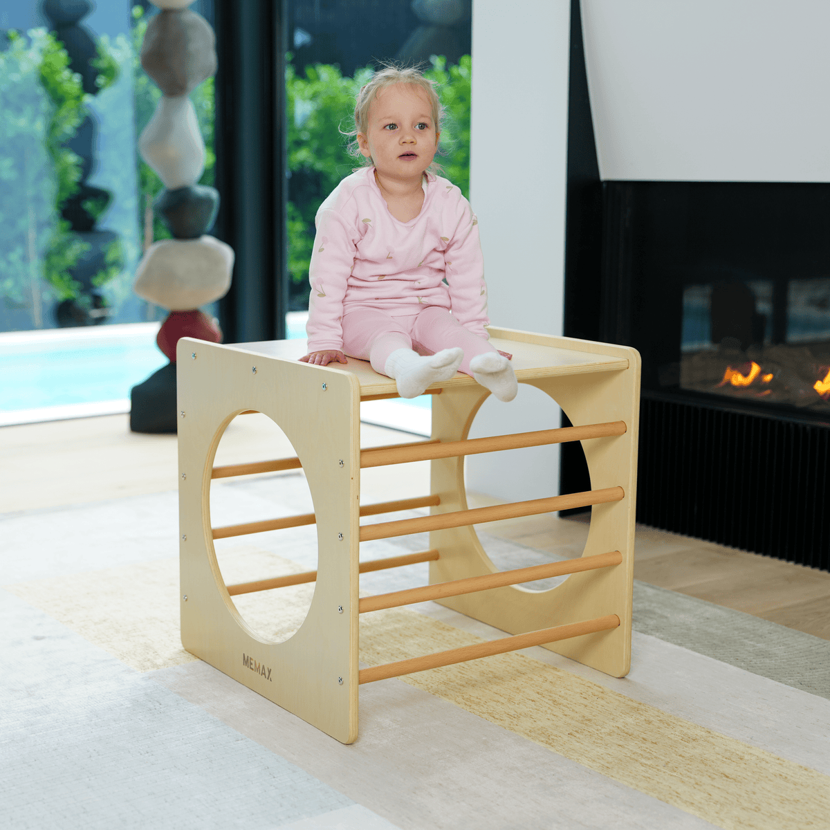 MEMAX Wooden Climbing Cube - Cube Only