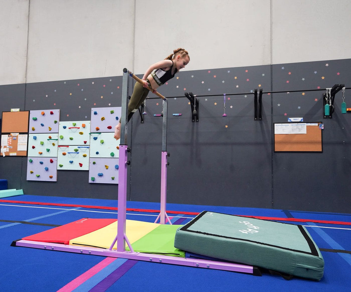Advanced Gymnastics Bar &amp; Mat Set