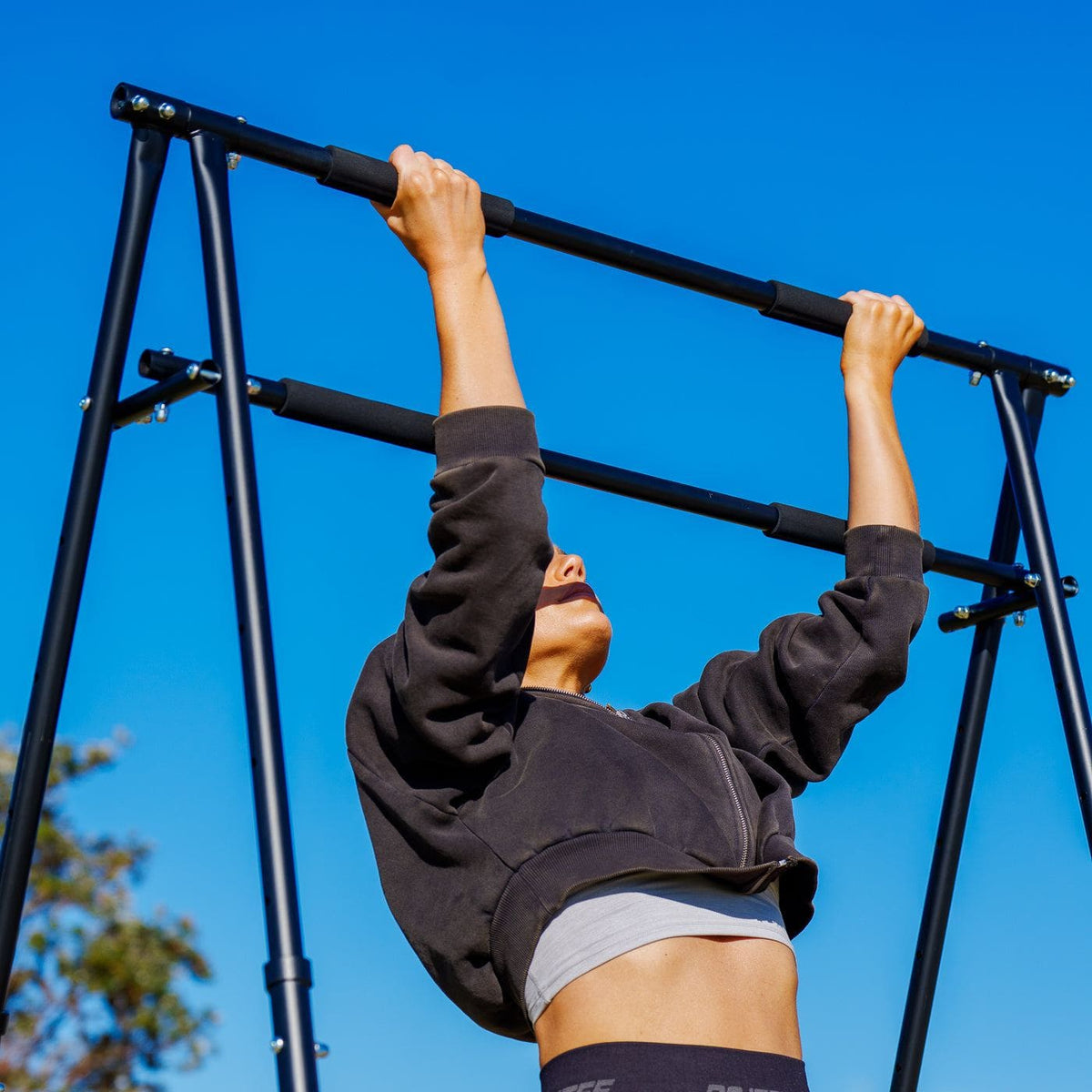 MEMAX Foldable Pull-Up and Aerial Yoga Stand