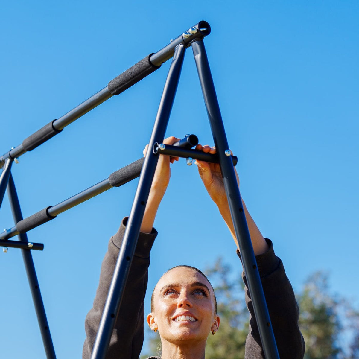 MEMAX Foldable Pull-Up and Aerial Yoga Stand