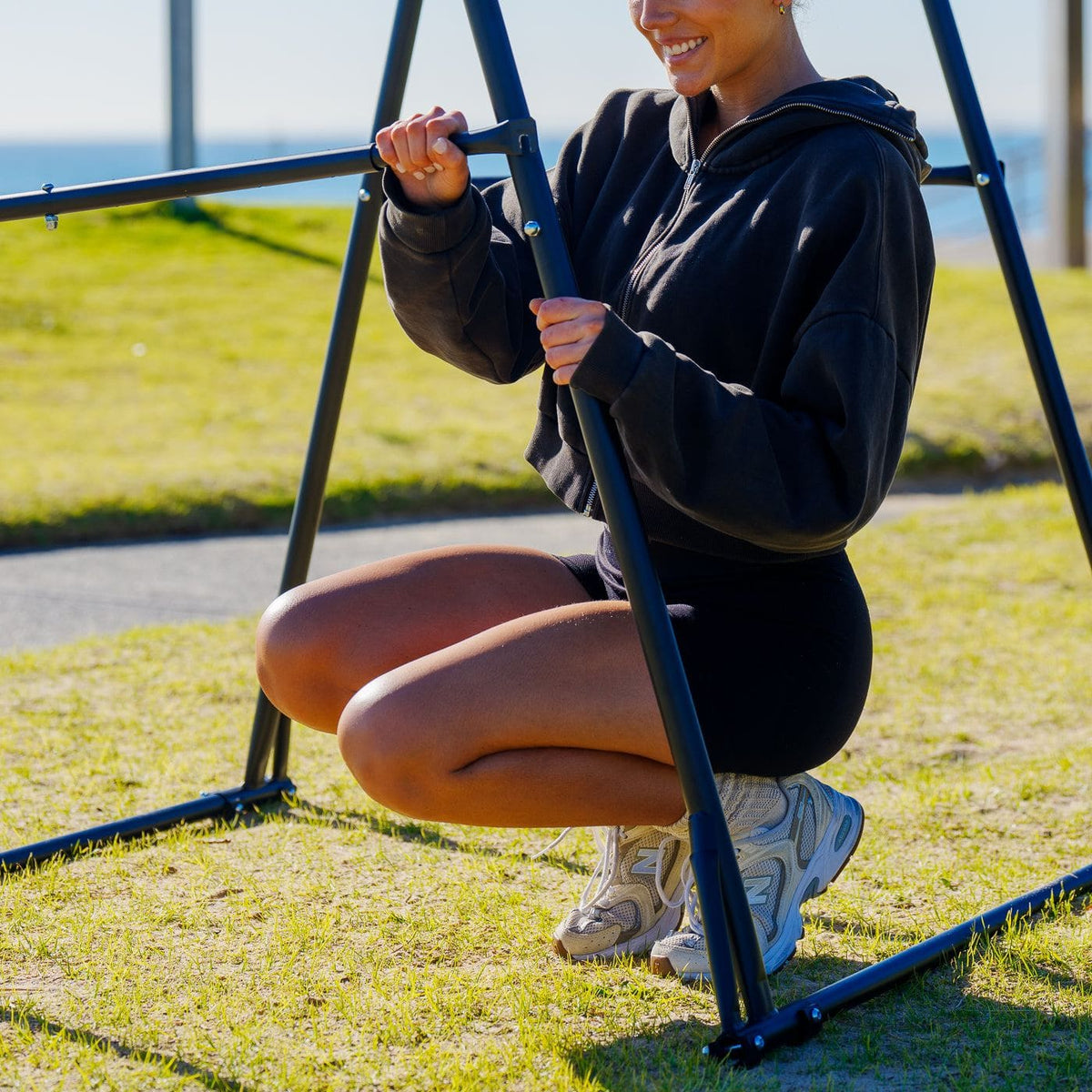 MEMAX Foldable Pull-Up and Aerial Yoga Stand
