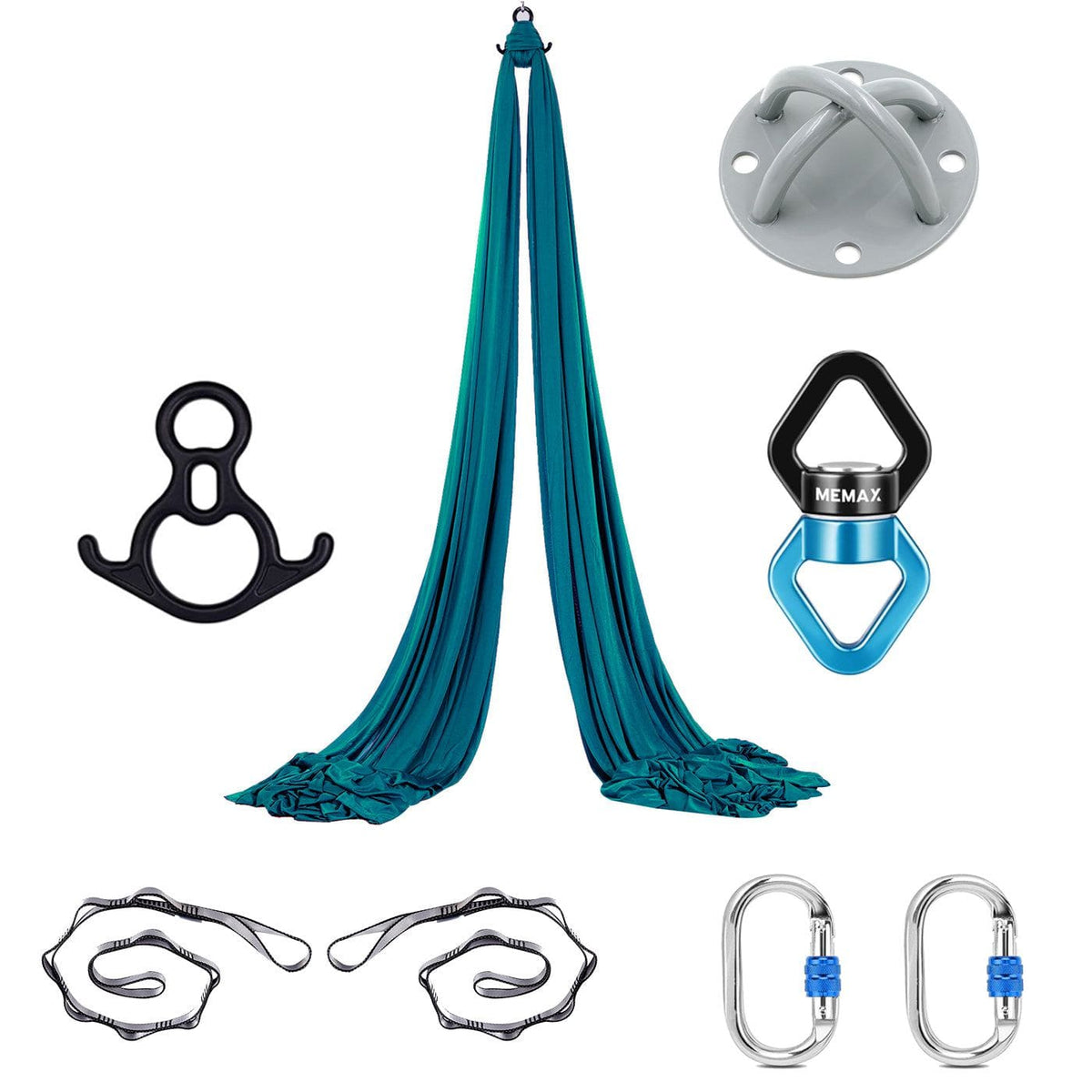 Aerial Silks with Full Set Hardware