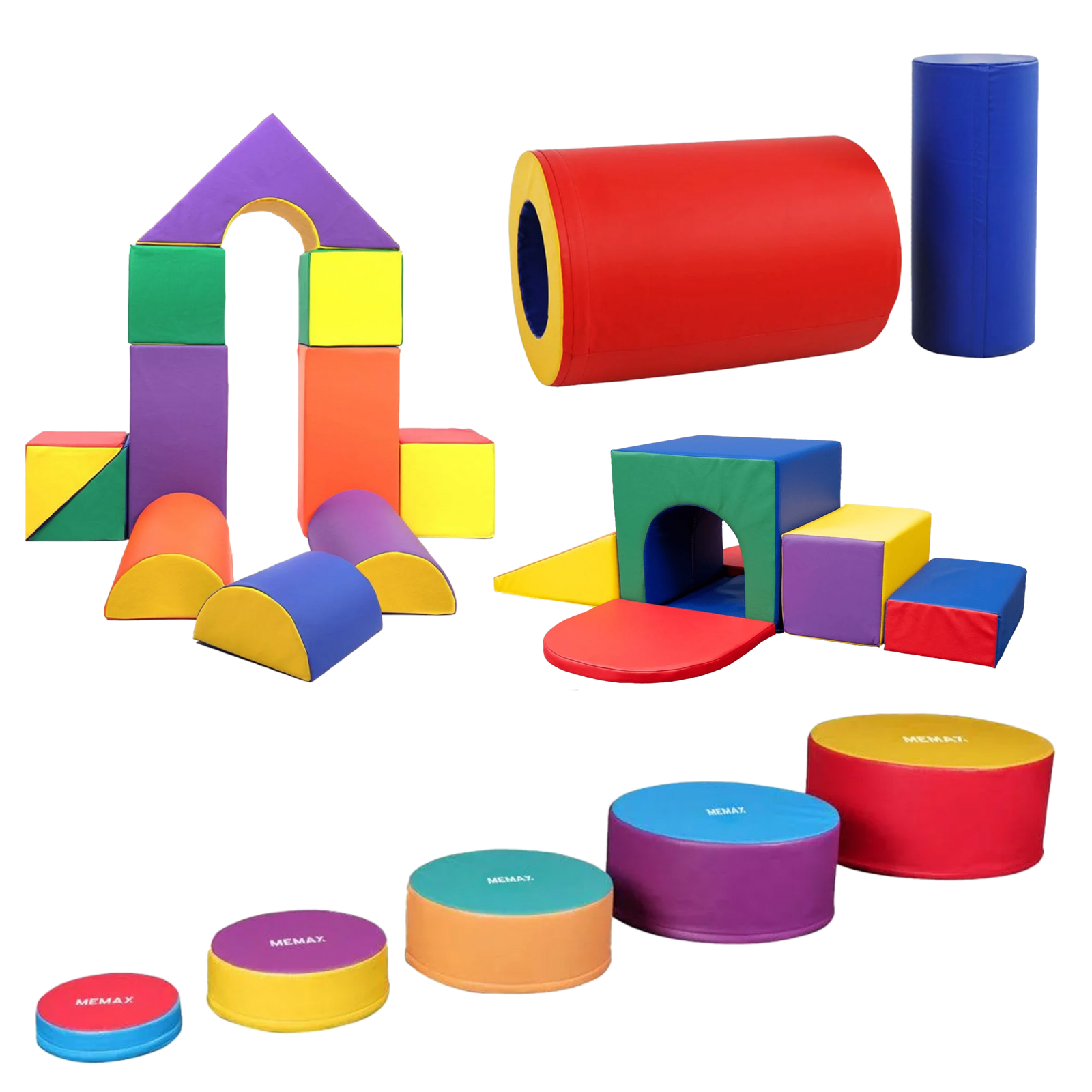 MEMAX Sensory Explorer Adventure Soft Play Package - 24 Pieces FADVENTURE-COMBO