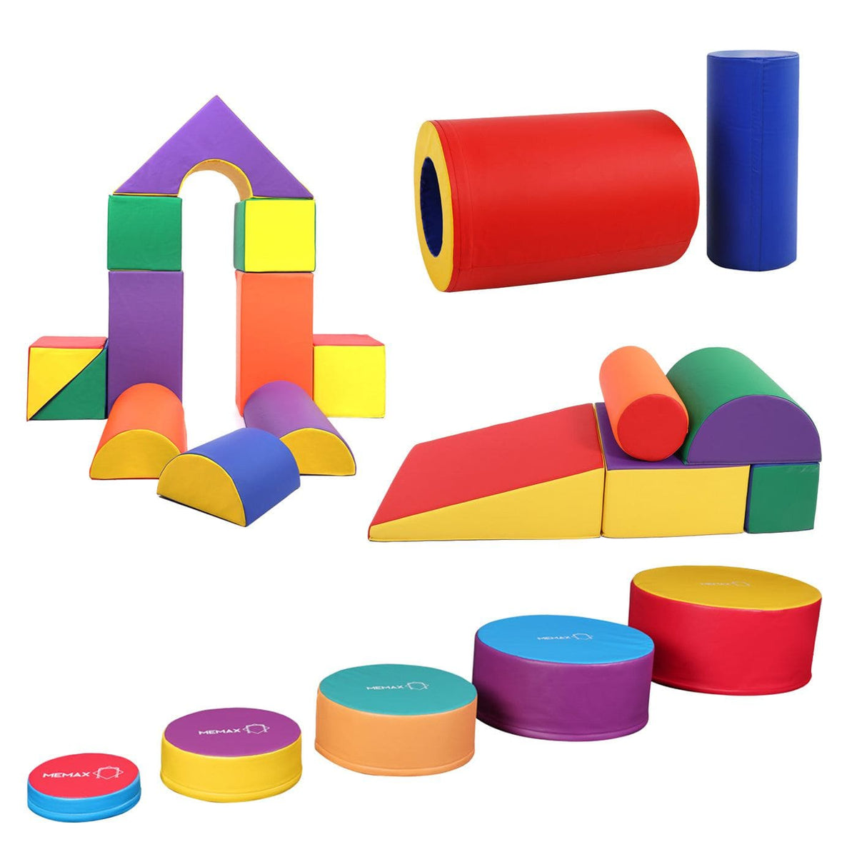 YOZZI Sensory Explorer Adventure Soft Play Package - 23 Pieces