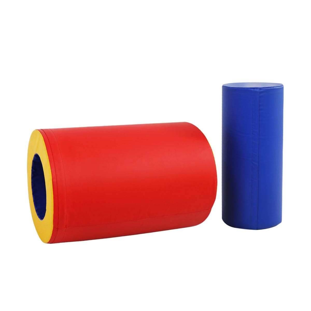 YOZZI Large Soft Play Foam Block Tumble n&#39; Roll Barrels - 2 Piece