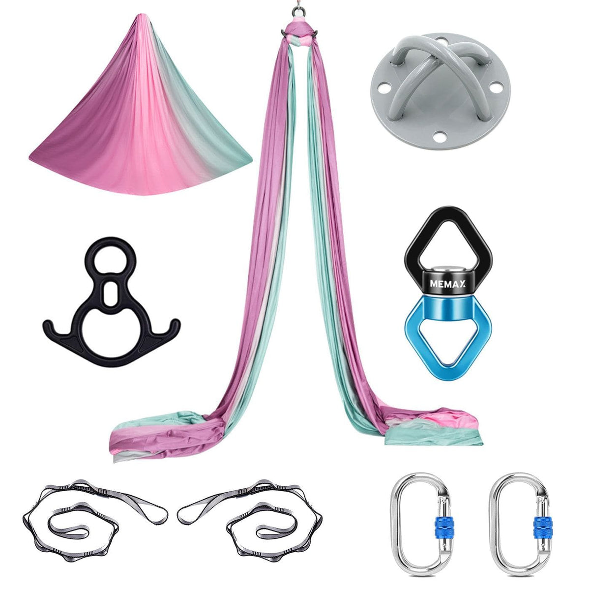 Aerial Silks with Full Set Hardware