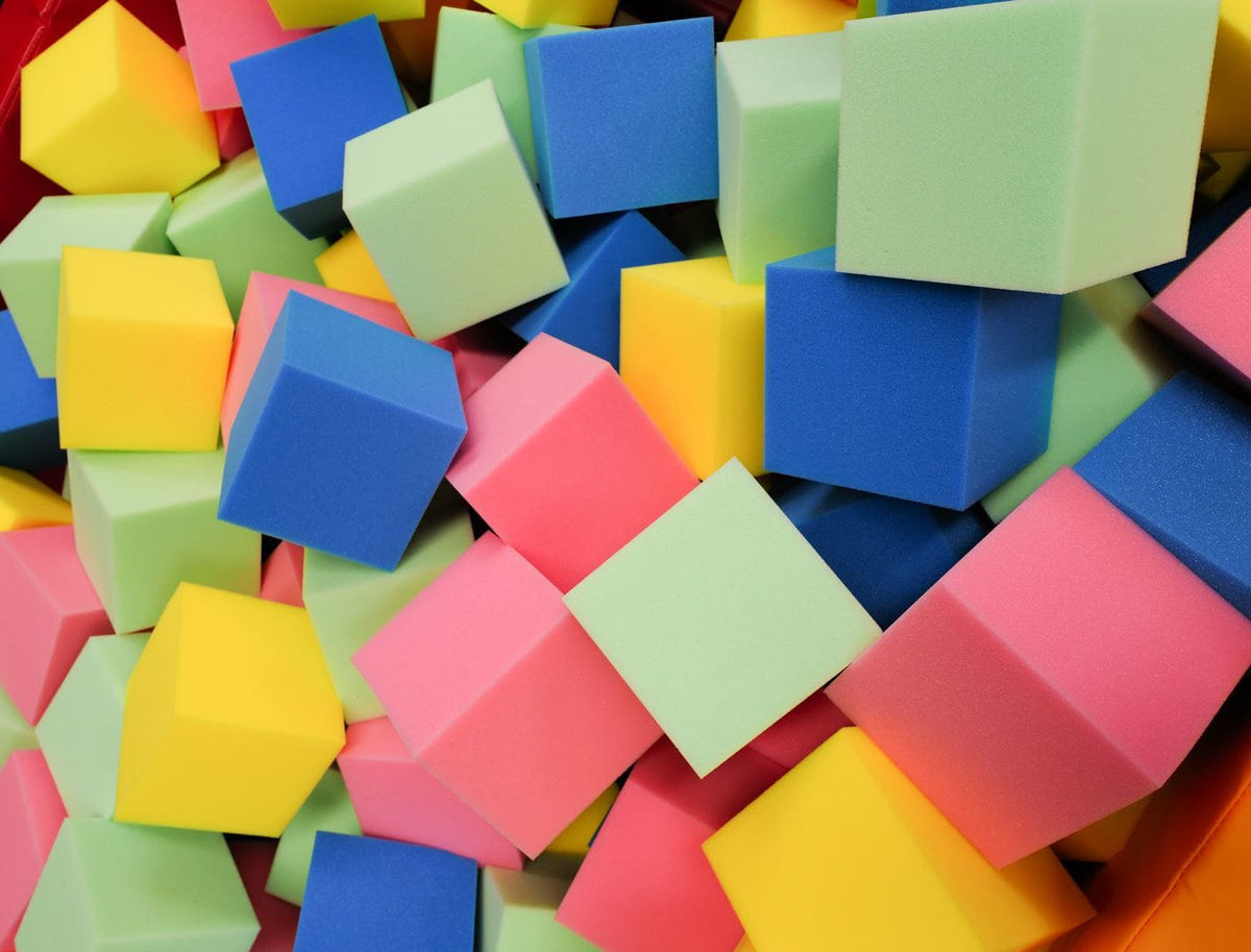 Foam Pit Cubes - 100 Cubes