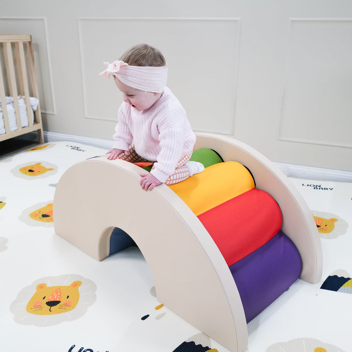 MEMAX Sensory Large Rainbow Climber Play Set