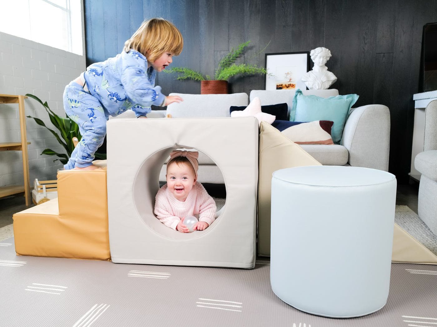 Sensory Montessori Large Soft Block Indoor Climber - 4 Piece