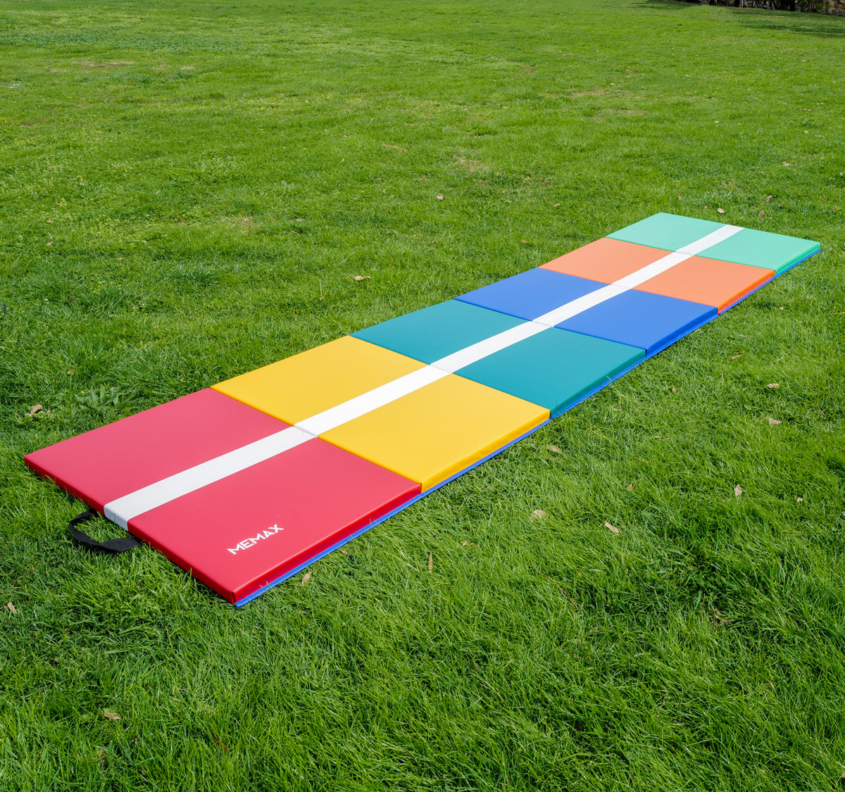 Double-Sided Hopscotch and Beam Mat