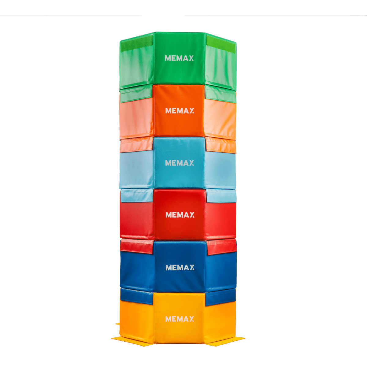 MEMAX Octagon Step and Jump Platforms - Set of 6