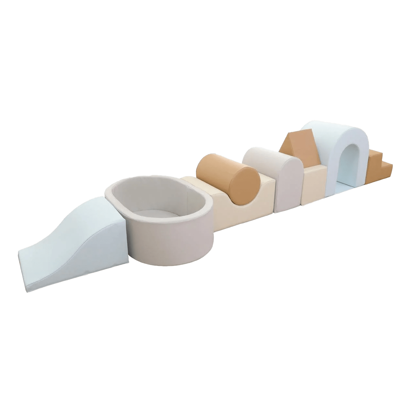 Sensory Soft Play Building Blocks and Ball Pit - 9 Piece (Large)