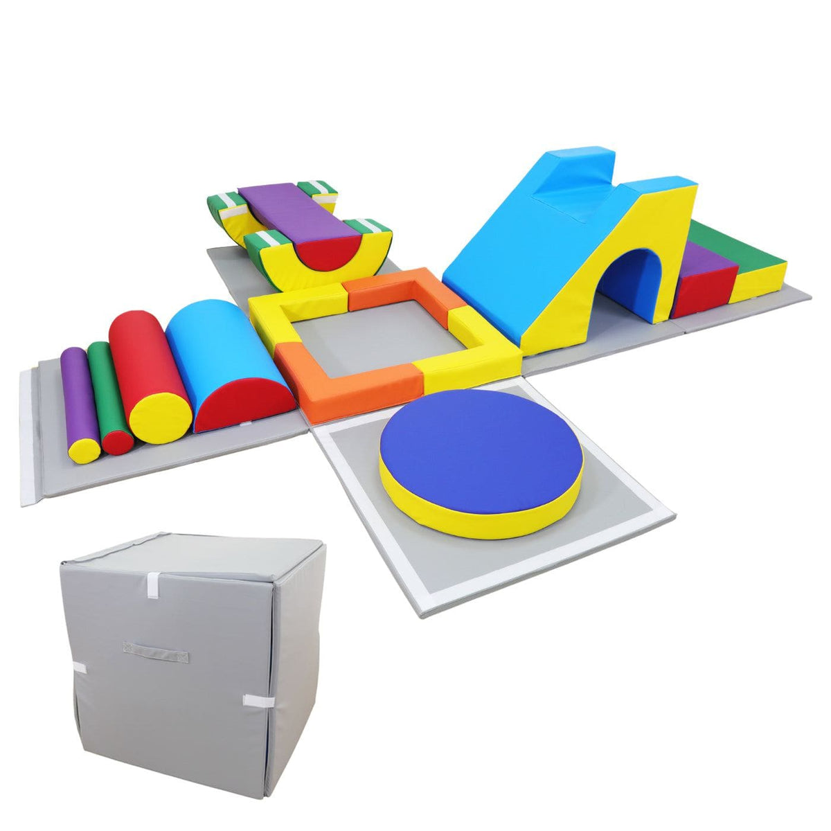 Soft Play Set with Easy Storage Cube - 16 Piece