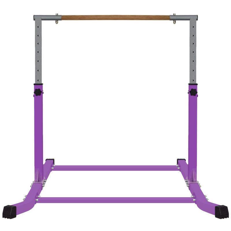 Gymnastics Bar Junior Training Bar Height Adjustable - Purple