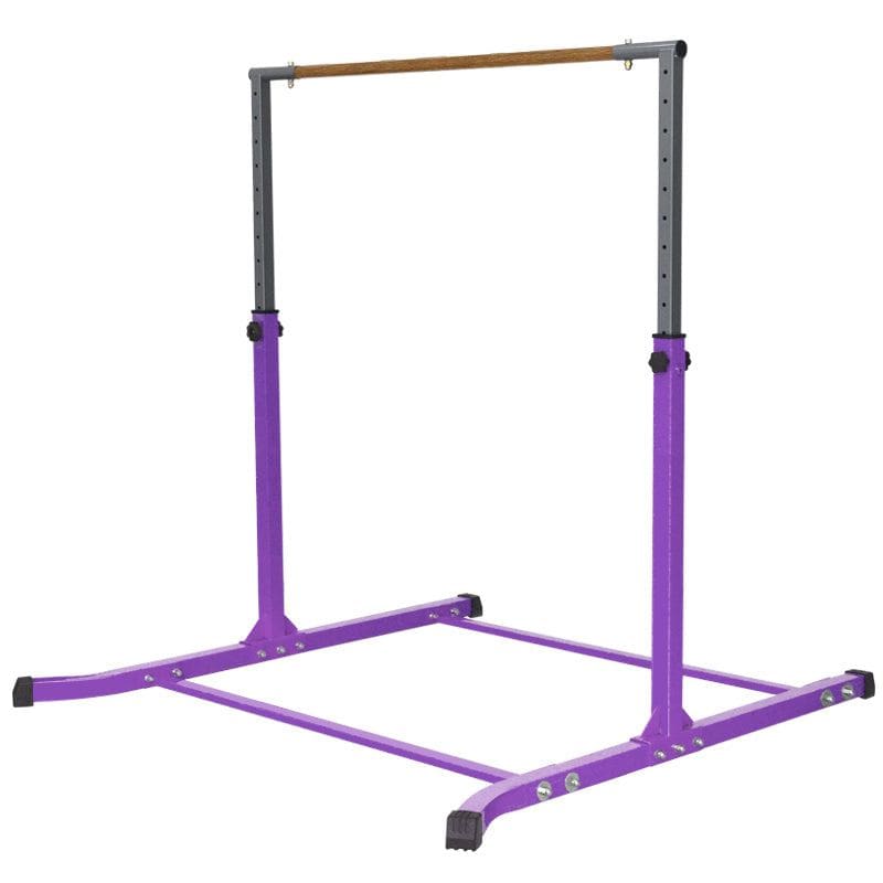 Gymnastics Bar Junior Training Bar Height Adjustable - Purple