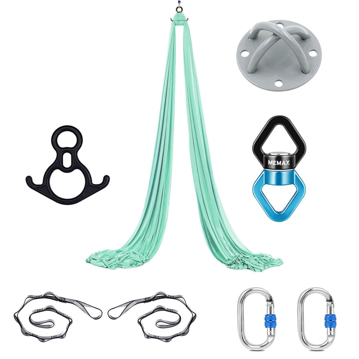 Aerial Silks with Full Set Hardware