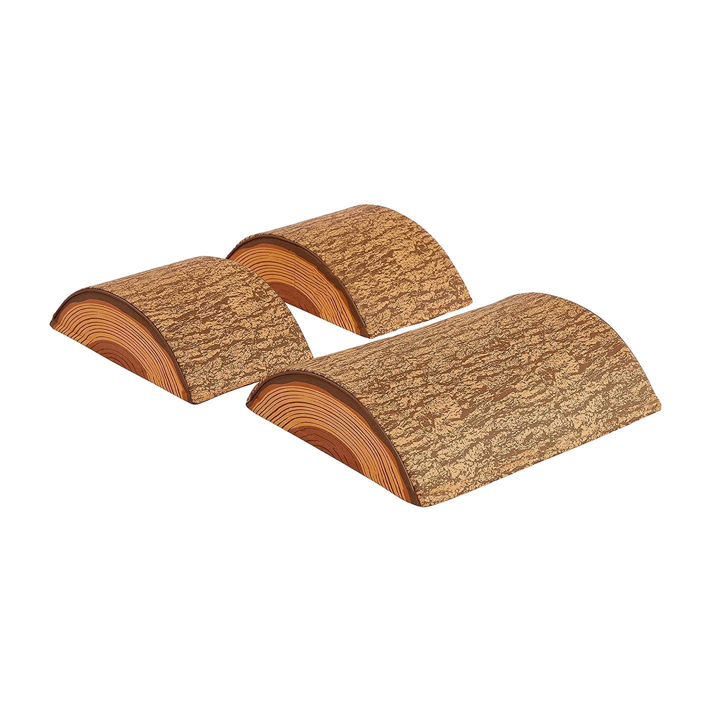 Tree Log Climber Play Set, Kids Climbing and Stepping Logs - 3 Piece