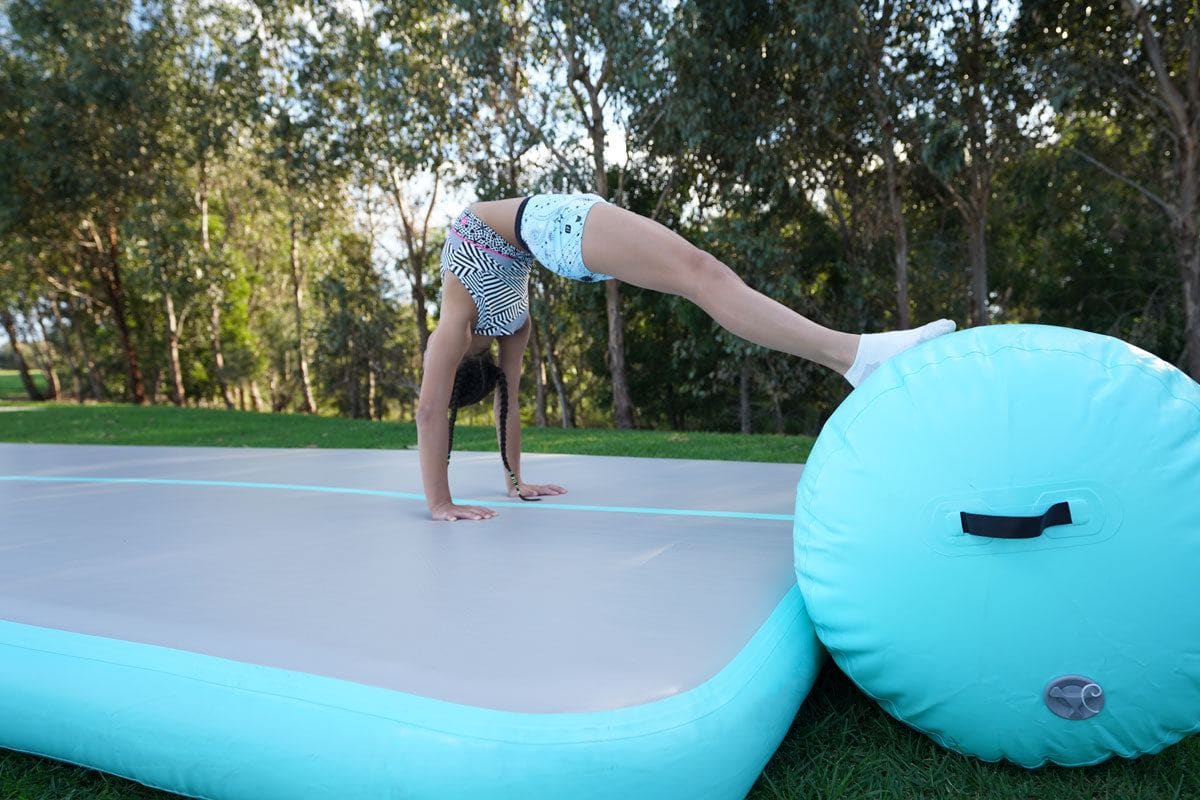 3 Piece Inflatable Gymnastics Air Mat Tumble Track with Electric Air Pump