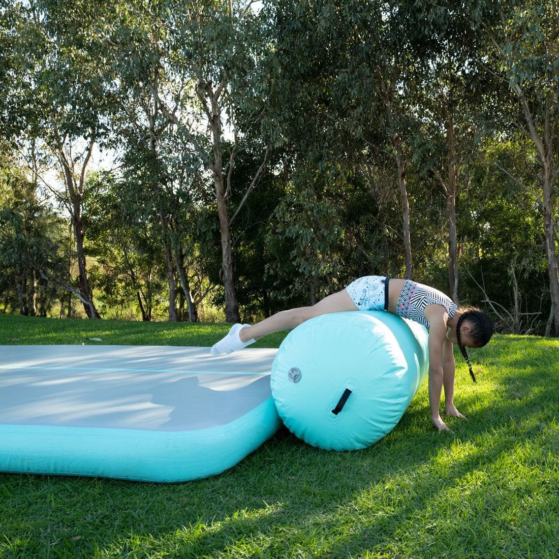 Air Barrel Inflatable Roller – Multiple Sizes (Mint)